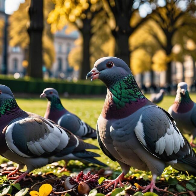Czy gołębie dzikie jedzą odpadki