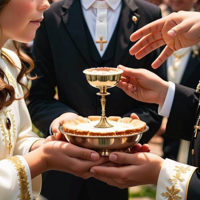 Procedura przyjmowania Komunii bezpośrednio w dłonie