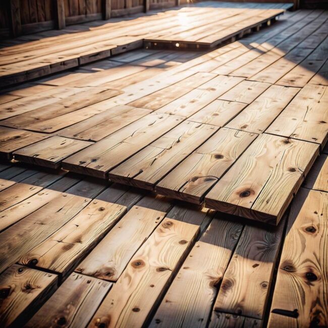 Renowacja wnętrza poprzez układanie paneli na podłodze z desek