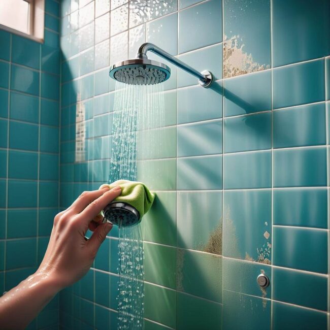 Skuteczne usuwanie kamienia w łazience bez ścierania płytek