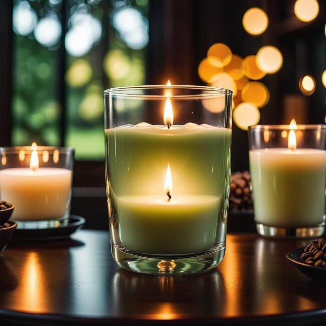 Szkło do odlewu świec sojowych